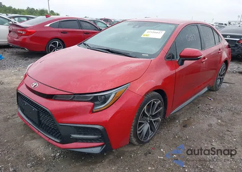 2020 Toyota Corolla Se z USA, uszkodzony, nr VIN 5YFS4RCE6LP024788